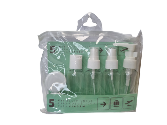 5pc Travel Bottles and Container kit